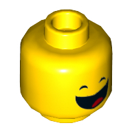 Lego hlava, žlutá (6254508)